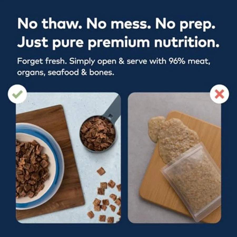 Peak Air-Dried Dog Food Beef - All Natural High Protein Grain Free Limited Ingredient w/ Superfoods 35.2oz