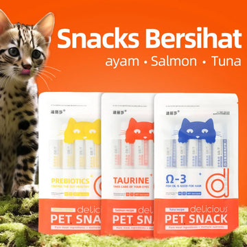 Cat Stick English Version Packaging Pet Snacks Liquid Wet Food for Cats15g Weight Gain Snack for Cheek Enhancement
