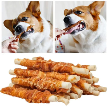 110g Dog Molar Snack Fresh Beef Chicken Breast Pet Snack Teeth Molar Training Supplies Pet Biscuit Clean Rewards Stick