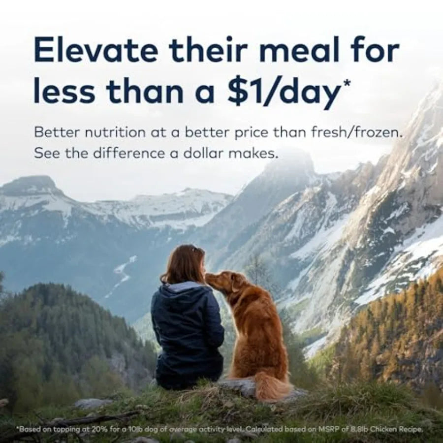 Peak Air-Dried Dog Food Beef - All Natural High Protein Grain Free Limited Ingredient w/ Superfoods 35.2oz