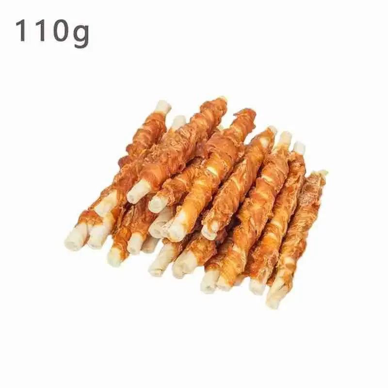 110g Dog Molar Snack Fresh Beef Chicken Breast Pet Snack Teeth Molar Training Supplies Pet Biscuit Clean Rewards Stick